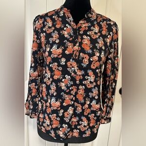 Lucky Brand Floral Pullover Top- Size X-Small